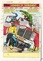 POWER MAN AND IRON FIST #107 COMPLETE STORY COLOR GUIDES (ANDY YANCHUS COLORIST).