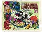 THE OFFICIAL HANDBOOK OF THE MARVEL UNIVERSE #7 & DELUXE EDITION #7 - REGULAR COVER & INTERIOR PAGES COLOR GUIDES LOT (ANDY YANCHUS COLORIST).