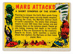 "MARS ATTACKS" TOPPS GUM CARD SET.