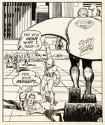 SUPERMAN #286 COMIC BOOK PAGE ORIGINAL ART BY CURT SWAN.