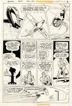 SUPERMAN #294 COMIC BOOK PAGE ORIGINAL ART BY CURT SWAN.