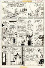 SUPERMAN #294 COMIC BOOK PAGE ORIGINAL ART BY CURT SWAN.