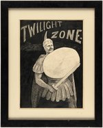 ROOSEVELT TWILIGHT ZONE C. 1912 CARTOON ORIGINAL ART.