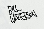 CALVIN AND HOBBES CREATOR BILL WATTERSON SIGNED BOOK.