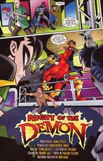 THE BATMAN STRIKES! #50 COMIC TITLE PAGE ORIGINAL ART BY CHRISTOPHER JONES.