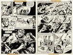 G.I. COMBAT #211 THE HAUNTED TANK 11 PAGE COMPLETE STORY ORIGINAL ART BY SAM GLANZMAN.