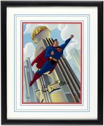 SUPERMAN: THE ANIMATED SERIES FRAMED LIMITED EDITION MULTI-SIGNED ANIMATION CEL.