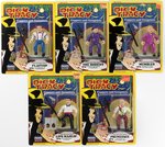DICK TRACY ACTION FIGURE NEAR SET OF 12 BY PLAYMATES.