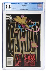 GAMBIT #1 DECEMBER 1993 CGC 9.8 NM/MINT (NEWSSTAND EDITION).