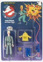THE REAL GHOSTBUSTERS (1986) SERIES 1 - EGON SPENGLER ACTION FIGURE ON CARD.