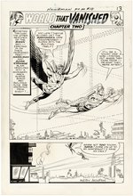 HAWKMAN #18 COMIC BOOK PAGE ORIGINAL ART BY MURPHY ANDERSON.
