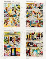 X-MEN #110 COMPLETE STORY AND COVER COLOR GUIDES (ANDY YANCHUS COLORIST).