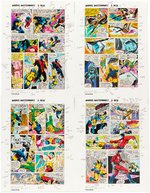 X-MEN #110 COMPLETE STORY AND COVER COLOR GUIDES (ANDY YANCHUS COLORIST).