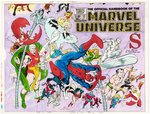 THE OFFICIAL HANDBOOK OF THE MARVEL UNIVERSE (S) #10 - REGULAR COVER & INTERIOR PAGES COLOR GUIDES LOT (ANDY YANCHUS COLORIST).