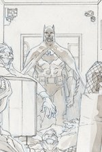 BATMAN: EUROPA #1 COMIC BOOK PAGE ORIGINAL ART BY JIM LEE.