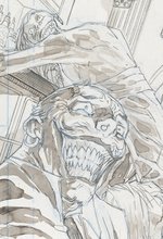 BATMAN: EUROPA #1 COMIC BOOK PAGE ORIGINAL ART BY JIM LEE.