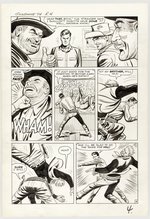 GUNSMOKE WESTERN #74 COMPLETE 13 PAGE STORY ORIGINAL ART BY JACK KELLER.