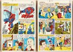 AMAZING SPIDER-MAN #36 COMPLETE STORY ORIGINAL COLOR GUIDES (STAN GOLDBERG ATTRIBUTED).