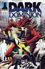 DARK DOMINION #1 COVER AND PARTIAL STORY PAGES ORIGINAL ART BY JOE JAMES.