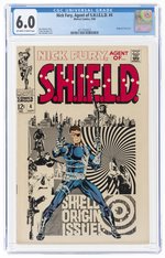 NICK FURY, AGENT OF S.H.I.E.L.D. #4 SEPTEMBER 1968 CGC 6.0 FINE.