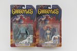 GARGOYLES DEMONA AND BROADWAY CARDED ACTION FIGURE PAIR.