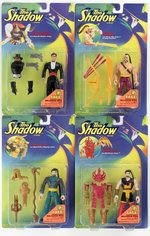 THE SHADOW CARDED ACTION FIGURE LOT OF SIX.