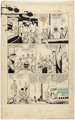 CRIME DOES NOT PAY #74 ORIGINAL ART PAGE TRIO BY GEORGE TUSKA.