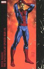 PETER PARKER, THE SPECTACULAR SPIDER-MAN FRAMED CORNER BOX ORIGINAL ART BY JOE JUSKO.