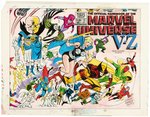 THE OFFICIAL HANDBOOK OF THE MARVEL UNIVERSE (V-Z) #12 COLOR GUIDES LOT (ANDY YANCHUS COLORIST).