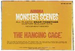 AURORA MONSTER SCENES THE HANGING CAGE FACTORY-SEALED BOXED MODEL KIT.