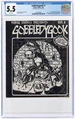 GOBBLEDYGOOK #1 1984 CGC 5.5 FINE- AUTHENTICATED BY KEVIN EASTMAN (FIRST FUGITOID).