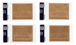 1935 GUM INC. MICKEY MOUSE WITH THE MOVIE STARS COMPLETE GUM CARD SET PSA GRADED.