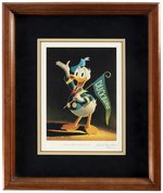 CARL BARKS DONALD DUCK "SIXTY YEARS QUACKING" LIMITED EDITION SIGNED LITHOGRAPH & BOOK.
