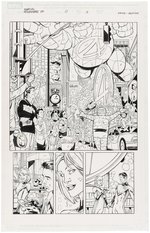 MARVEL ADVENTURES FANTASTIC FOUR #0 PAGE ORIGINAL ART BY SCOT EATON.