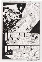 THE BATMAN STRIKES! #7 PAGE ORIGINAL ART BY TERRY BEATTY.