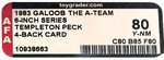 THE A-TEAM (1983) - TEMPLETON PECK 6-INCH SERIES 4-BACK AFA 80 Y-NM.