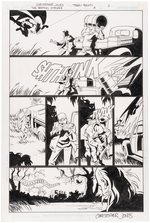 THE BATMAN STRIKES! #19 PAGE ORIGINAL ART BY CHRISTOPHER JONES.