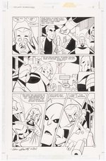 BATMAN: GOTHAM ADVENTURES #5 PAGE ORIGINAL ART BY RICK BURCHETT.