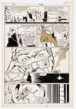 DETECTIVE COMICS #586 ORIGINAL ART PAGE BY NORM BREYFOGLE.