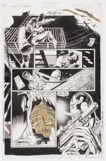 SHADOW OF THE BAT #5 ORIGINAL ART PAGE BY NORM BREYFOGLE.