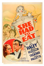 "SHE HAD TO EAT" MOVIE POSTER.