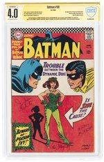 BATMAN #181 JUNE 1966 CBCS VERIFIED SIGNATURE MARRIED 4.0 VG (FIRST POISON IVY).