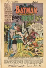 BATMAN #181 JUNE 1966 CBCS VERIFIED SIGNATURE MARRIED 4.0 VG (FIRST POISON IVY).