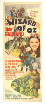 “THE WIZARD OF OZ” RE-RELEASE INSERT POSTER.