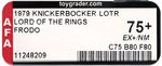 KNICKERBOCKER THE LORD OF THE RINGS (1979) - FRODO AFA 75+ EX+/NM.
