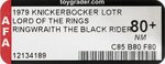 KNICKERBOCKER THE LORD OF THE RINGS (1979) - RINGWRAITH THE BLACK RIDER AFA 80+ NM (HIGH GRADE EXAMPLE/INTACT BLISTER).