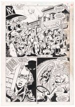 GREEN LANTERN CORPS QUARTERLY #5 COMIC BOOK PAGE ORIGINAL ART LOT BY JOE JAMES (G'NORT).