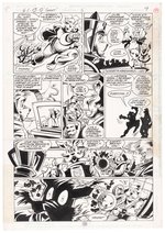GREEN LANTERN CORPS QUARTERLY #5 COMIC BOOK PAGE ORIGINAL ART LOT BY JOE JAMES (G'NORT).