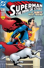 SUPERMAN: THE MAN OF STEEL #112 COMIC BOOK COVER ORIGINAL ART BY LEE BERMEJO.