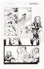 X-MEN ANNUAL 2000 ORIGINAL ART STORY PAGES GROUP OF 20 BY SCOT EATON.